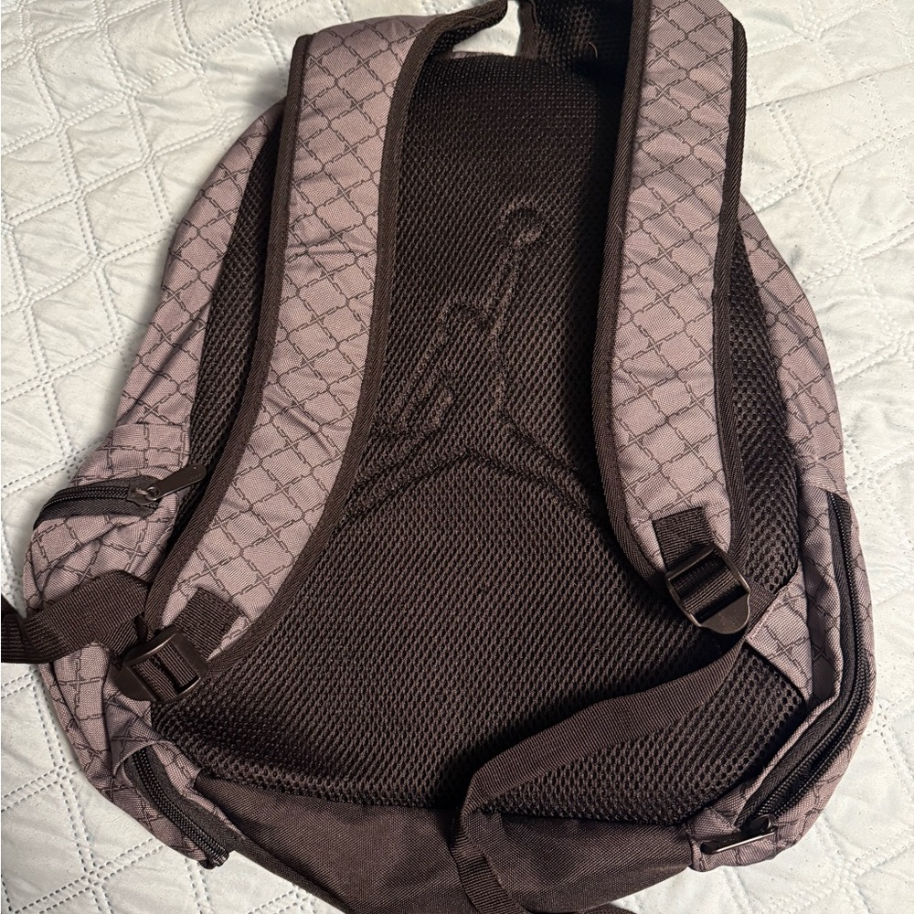 Jordan Quilted Black Backpack - Picture 3 of 4